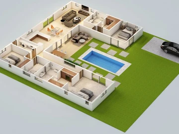 Villa de 3 Chambres