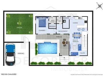 Maison de 3 Chambres
