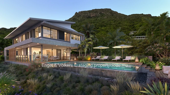 Contemporary Villa with Breath-taking Sea Views in a Gated Estate