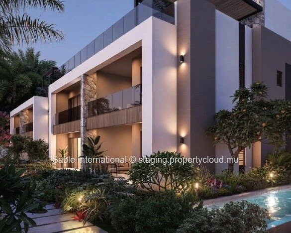 Luxury Penthouse with Private Pool in Tamarin, Rivière Noire - Black River. Close to schools, shops, and golf course. 