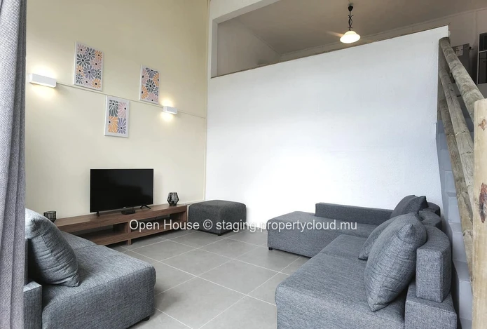 "Modern Furnished Apartment with Pool in Rivière Noire - Black River Area - Only Rs 70,000"