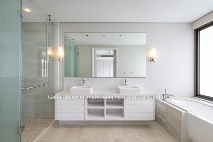 Villa contemporaine haut de gamme à Anahita, golf & spa, piscine privée, jardin tropical