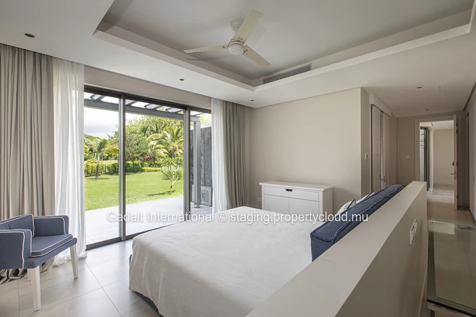 Villa contemporaine haut de gamme à Anahita, golf & spa, piscine privée, jardin tropical