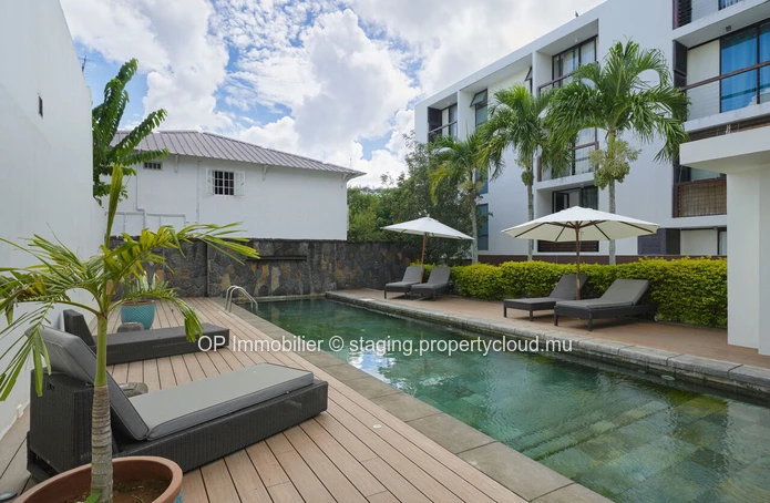 "Charming Apartment with Sea View in Mon Choisy, Trou aux Biches - Fully Furnished, Communal Pool - Close to Amenitie...
