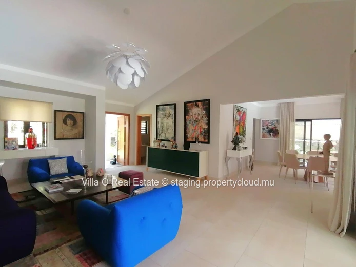 Gorgeous villa completely renovated, with multiple openings to a very large terrace and its lovely pool, overlooking ...