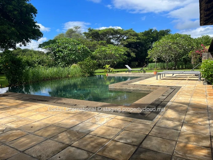 Villa Meublée de Plain-Pied avec Piscine Privée à vendre | Tamarina Golf Resort, Île Maurice