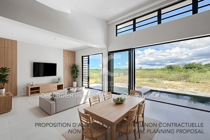 Contemporary Single-Storey Villa with Swimming Pool