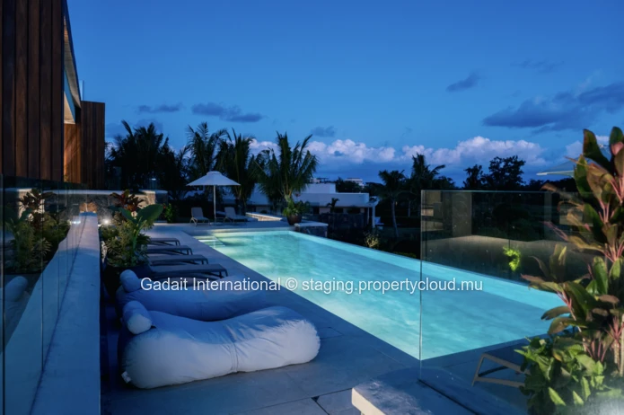 Villa d'exception à Anahita, Île Maurice – Vue panoramique sur le golf et la montagne
