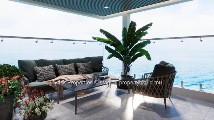Modern 3-Bedroom Apartments with Rooftop Pool in Pereybere
