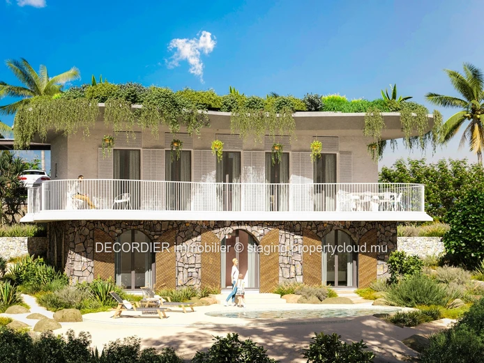 Sublime villa avec vue sur une des plus belles Baie de l'île Maurice