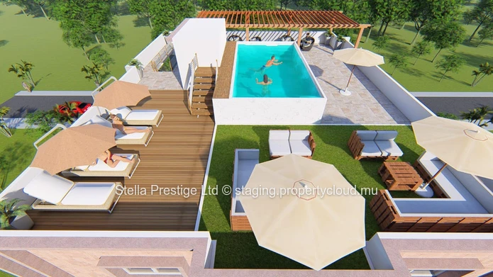Uncompleted Tourist Residence in Souillac, Bel Ombre Area | 1250m² Living Area | Near the Access | Mountain Views | L...