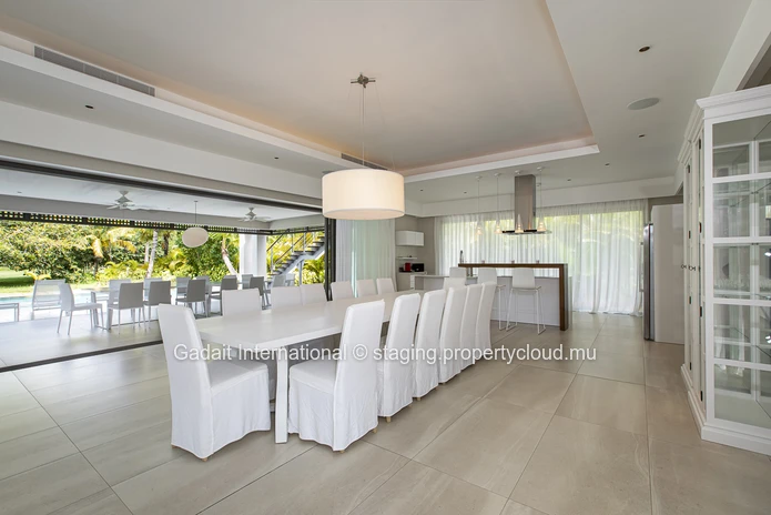 Villa contemporaine haut de gamme à Anahita, golf & spa, piscine privée, jardin tropical