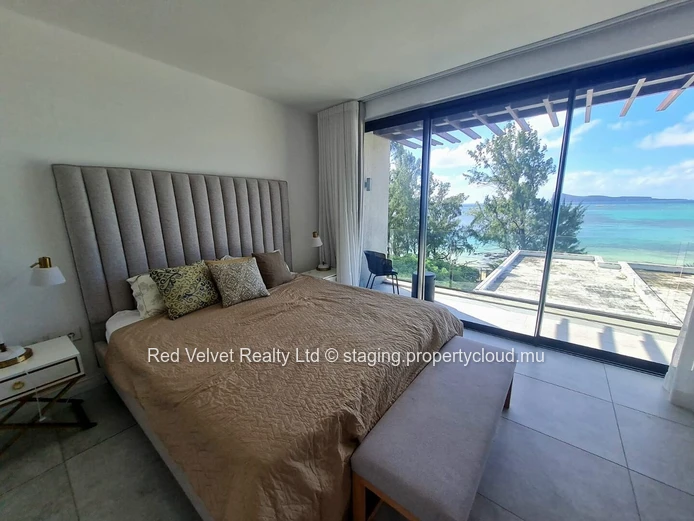 Luxurious Beachfront Apartment for Rent in Bain Boeuf, North, Mauritius