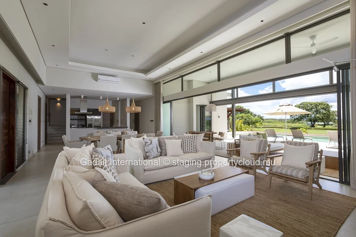 Villa contemporaine de 4 chambres avec vue sur golf à Anahita, Île Maurice