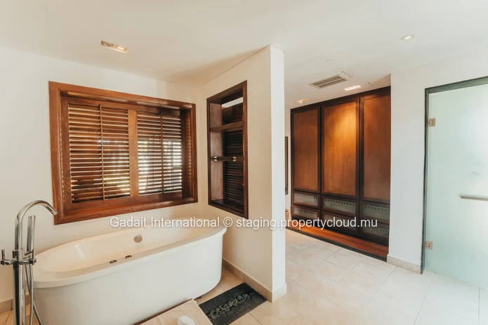 Belle Rivière Villa : 4 chambres avec piscine et vue sur mer, Île Maurice