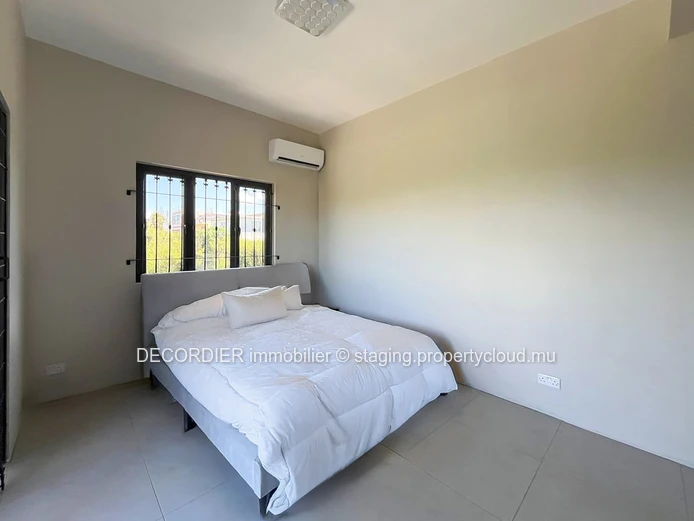 Elegant villa under construction with pool & garden