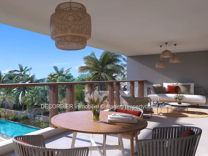 Appartement situé dans une résidence à 3 minutes de la plage