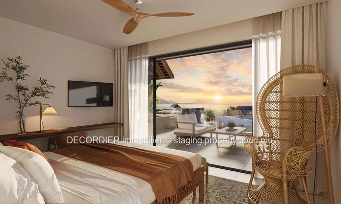 Penthouse d'exception en front de mer – Côte Ouest, Île Maurice Vue directe sur Le Morne |