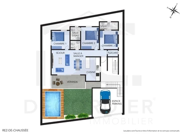 Maison de 3 Chambres