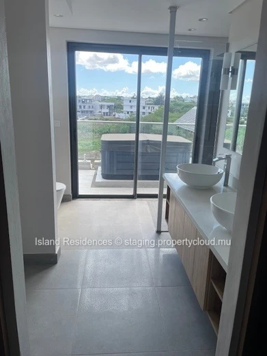 2 bedroom fully furnished penthouse with a large terrace with jacuzzi in a recent high-end and secure residence with ...