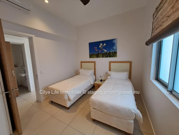 Luxury Living in Grand Gaube: Furnished 2 BR Apartment with Private Pool, Close to Schools, Shops, and Hospital - Rs ...