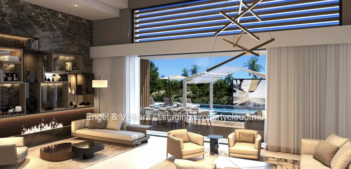 Architecturally Refined Villa Featuring Spacious Interiors and a Private Master Level