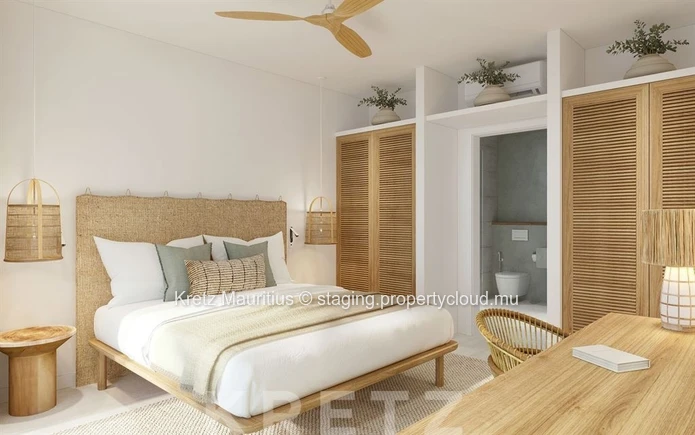 Three-bedroom apartment just a stone's throw from the beach – exclusive hotel services