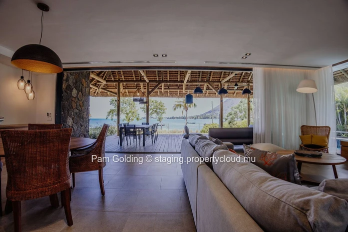 Luxurious 3-Bedroom Beachfront Villa with Private Pool in Les Salines Black River