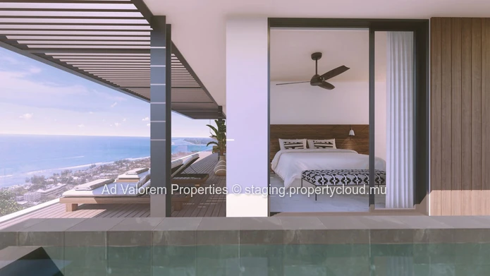 Resale - Upcoming Availability of a Penthouse with Scenic Panorama - Tamarin