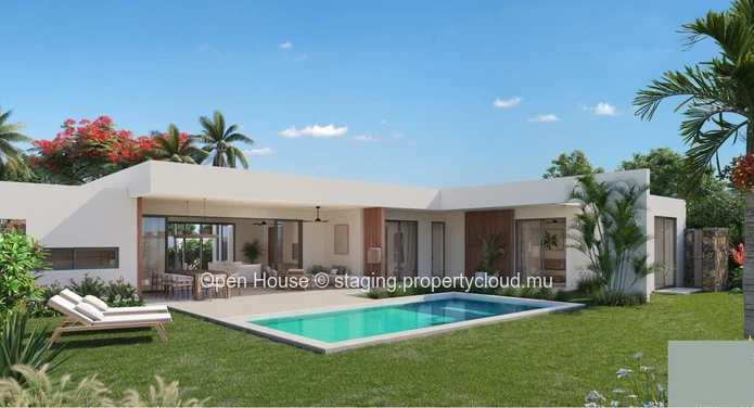 New project - PDS Villa for sale in Grand Baie, 4 en suite bedrooms, office space, private pool, spacious layout.