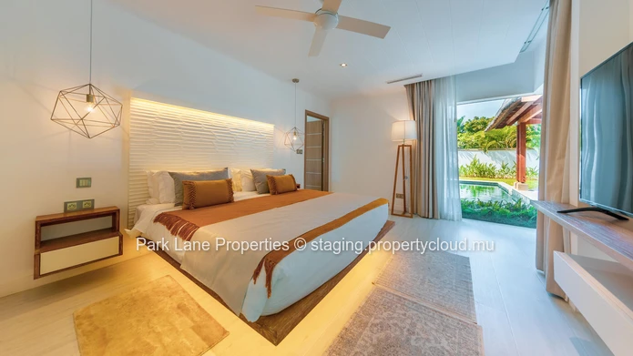 For Sale – Elegant 3-Bedroom Contemporary Villa with Private Pool in Grand Bay.