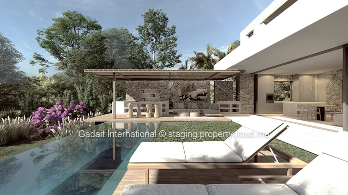 Villa de luxe 4 chambres à vendre avec piscine et vue imprenable dans un domaine prestigieux