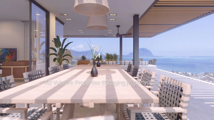 Resale - Upcoming Availability of a Penthouse with Scenic Panorama - Tamarin