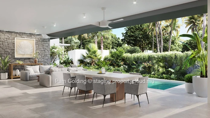 Villa de 4 Chambres avec Piscine Privée et Jardin – Pereybere