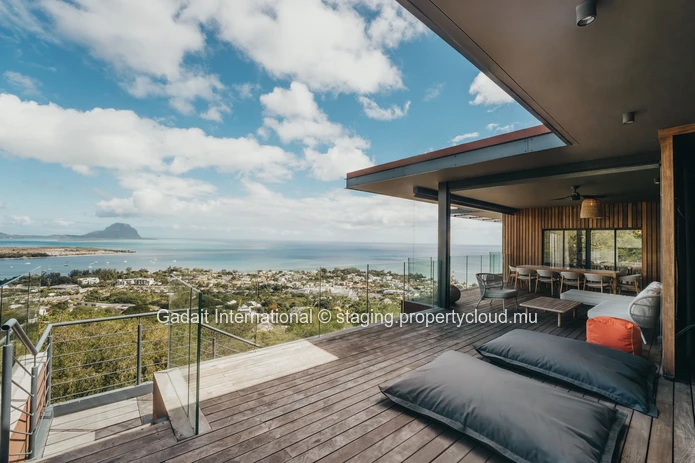 Villa d'exception avec vue panoramique sur le lagon à Legend Hill, Île Maurice