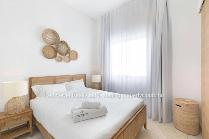 Beachfront 3-Bedroom Apartment for Rent in Grand Gaube | Private Beach Access