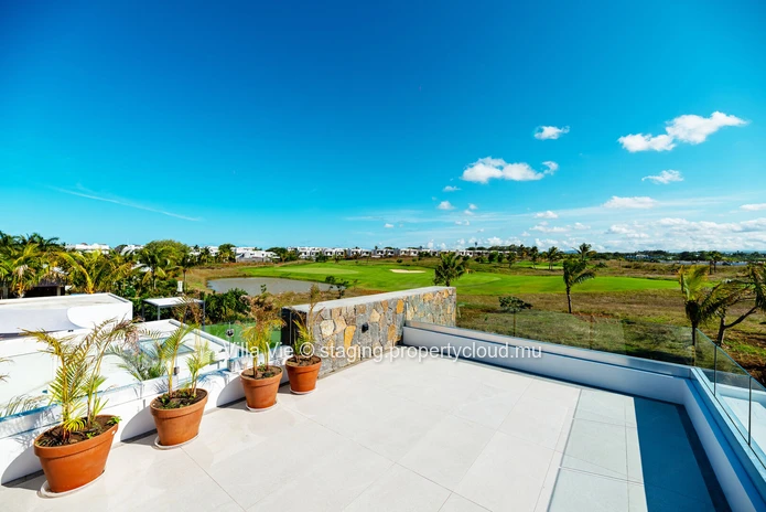 Haute Rive - Villa moderne de 4 chambres avec vue sur le golf