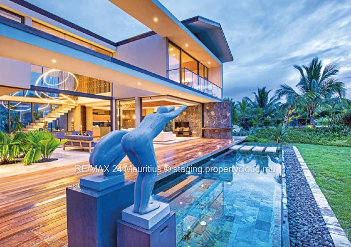 High-End Luxury Villa In Mauritius' Only Residential Marina