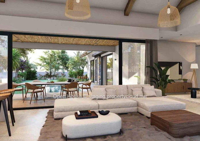 Mont Mascal, Villa exclusively for Mauritians, 3 bedrooms, 2 bathrooms, swimming pool.