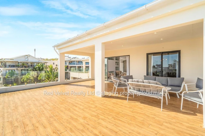 Penthouse en front de mer avec vue sur l'océan – 3 chambres – Flic en Flac