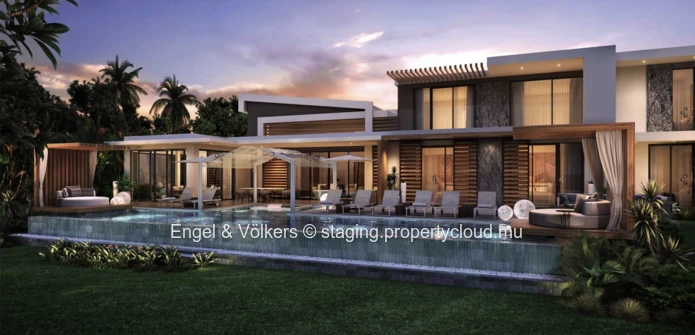 Architecturally Refined Villa Featuring Spacious Interiors and a Private Master Level