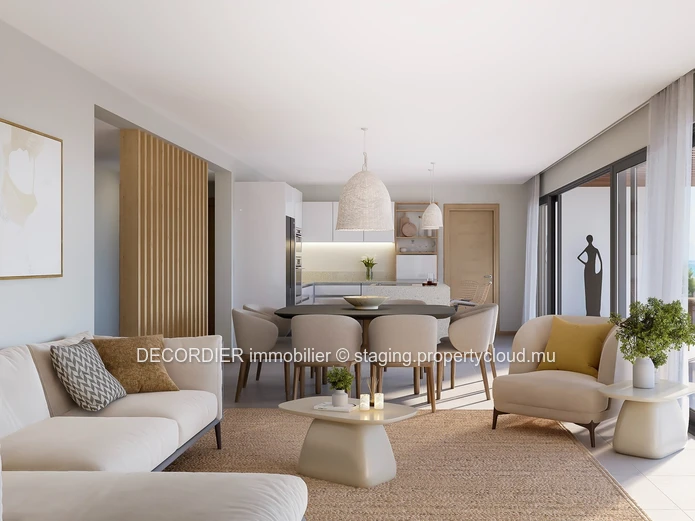 Appartement situé dans une résidence à 3 minutes de la plage