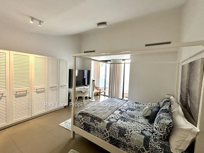 Luxurious Beachfront Apartment with Stunning Views and Communal Pool in Haute Rive, $800K