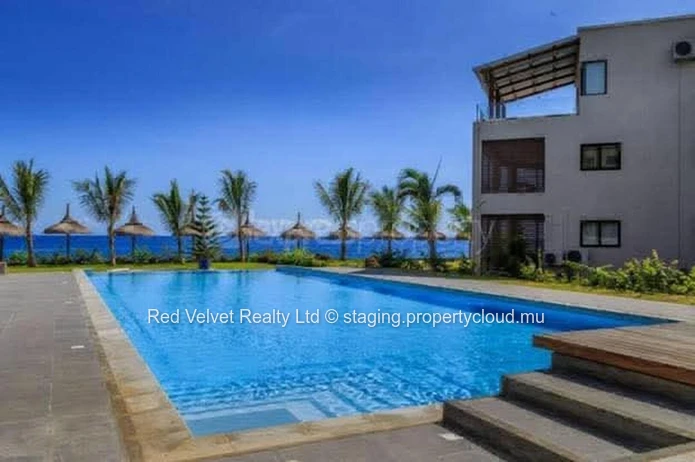 Luxurious Beachfront 3-Bedroom Apartment for Rent in Flic en Flac  