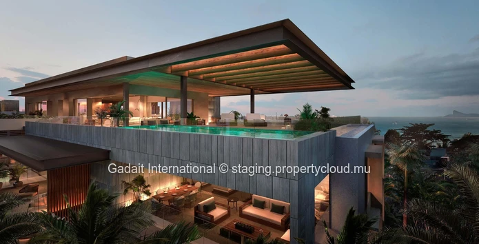 En vente : Appartement de luxe avec vue panoramique et accès golf à Mont Choisy