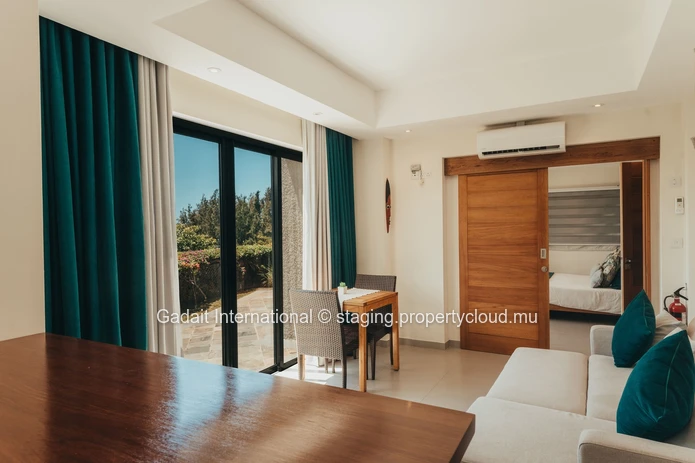 Belle Rivière Villa : 4 chambres avec piscine et vue sur mer, Île Maurice