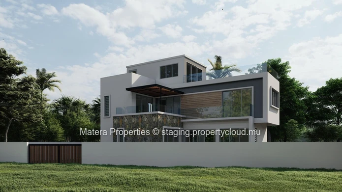Villa de 4 chambres à Grand Baie avec piscine privée en ardoise
