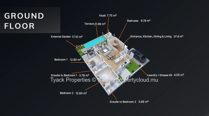 Villas for Sale in Grand Baie – Modern Living with Private Terraces