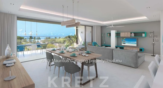 3-bedroom en-suite apartment with access to LUX Grand Gaube
