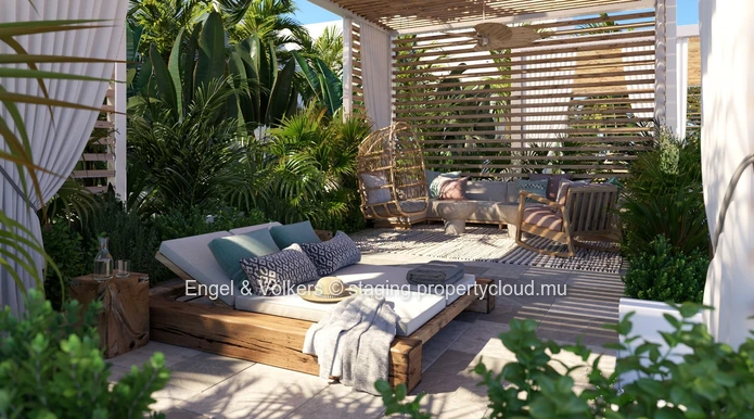 Unparalleled Luxury Living: Beachfront Villa Oasis in Mauritius